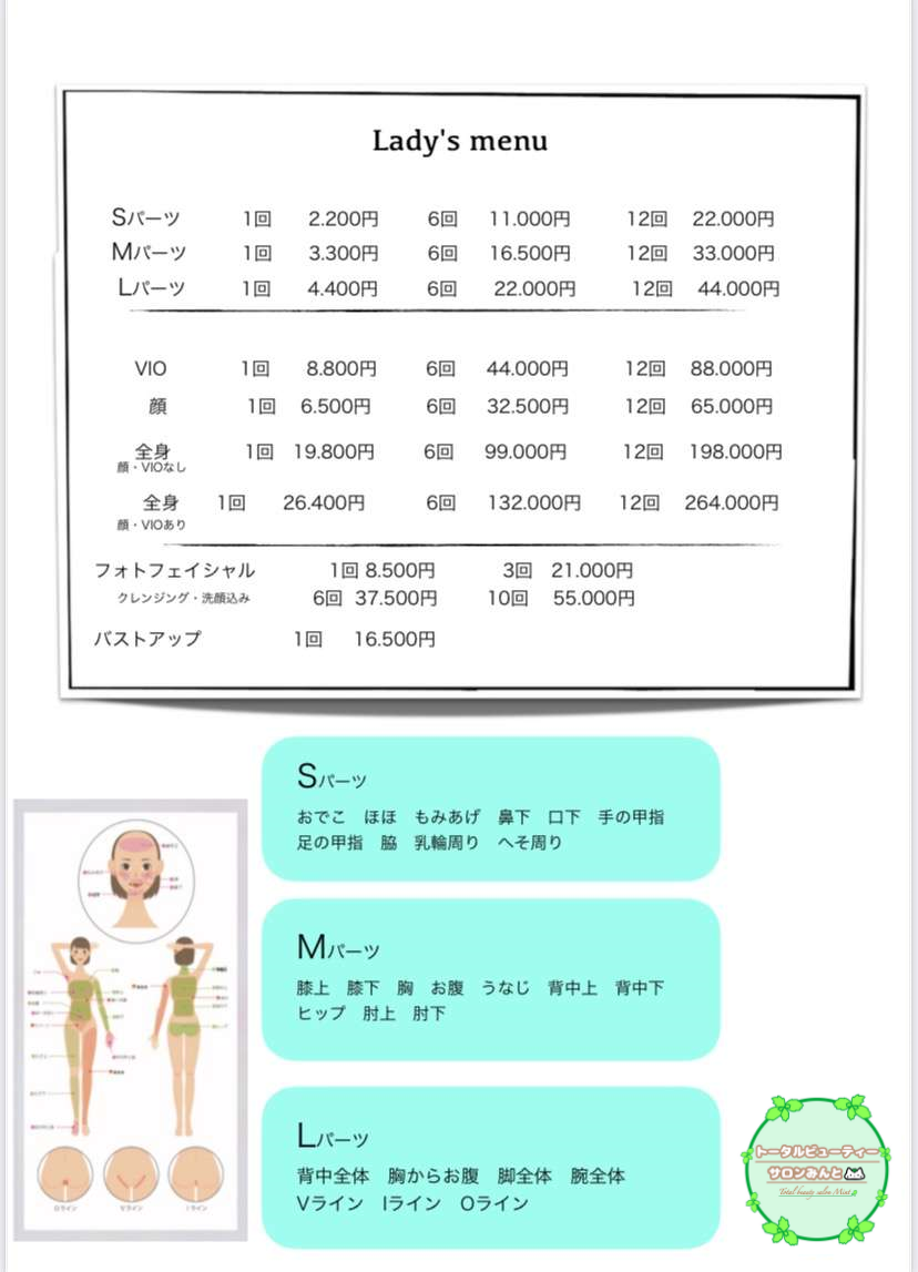 メニューリスト